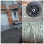 Замена шнура, замена верёвки, замена ролетной верёвки, замена ролетного шнура в Киеве